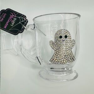 Crystal Ghost Charm Clear Mug